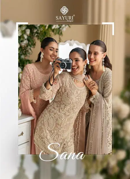 Sana By Sayuri Georgette Embroidery Readymade Suits Wholesale Market In Surat